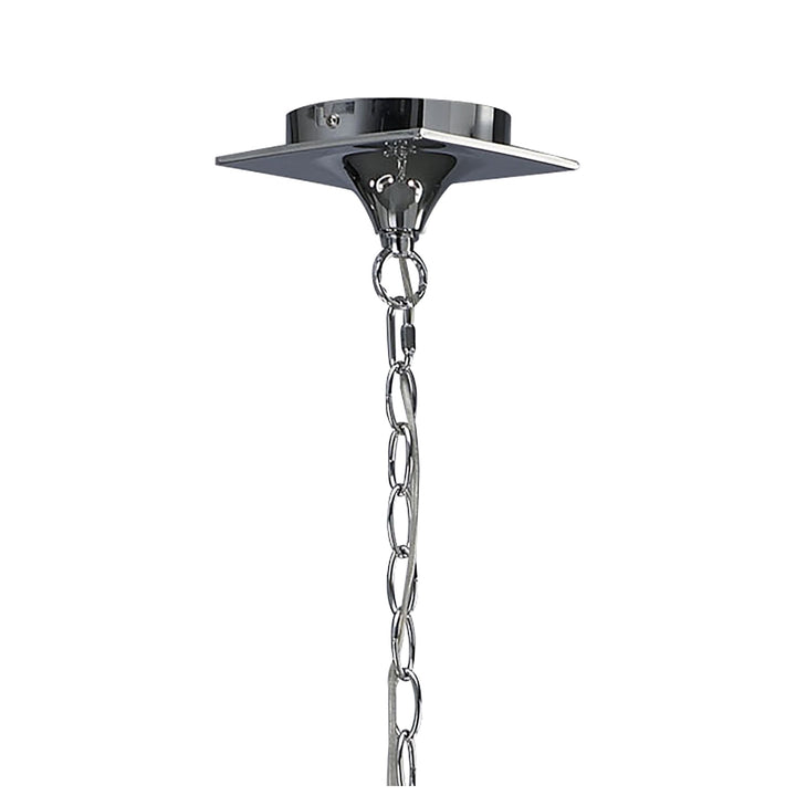 Mantra M1642 Mara Pendant Bar 4 Light Polished Chrome/cream