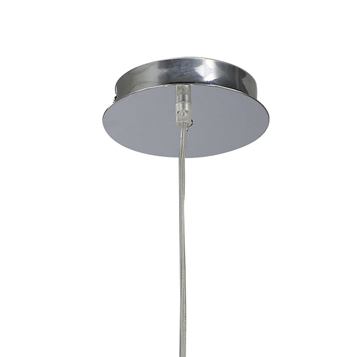 Mantra M1644 Mara Pendant 4 Light Polished Chrome/cream