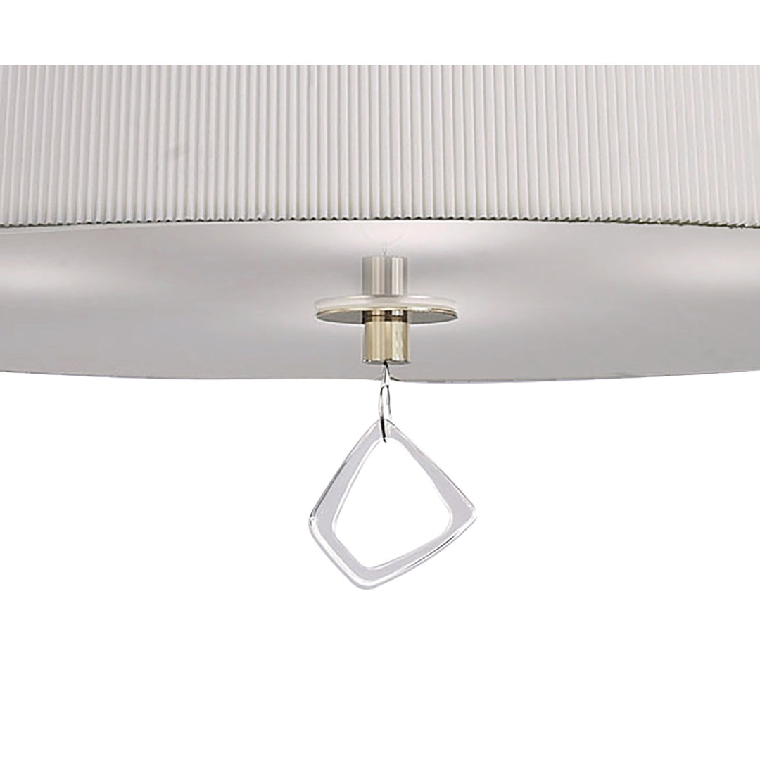 Mantra M1644FG Mara Pendant 4 Light French Gold/cream