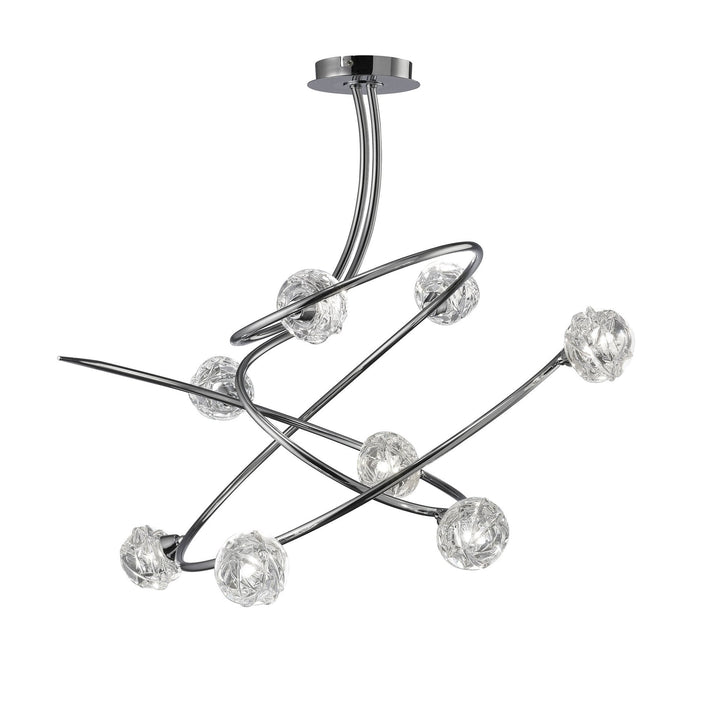 Mantra M3940 Maremagnum Ceiling 8 Light Polished Chrome