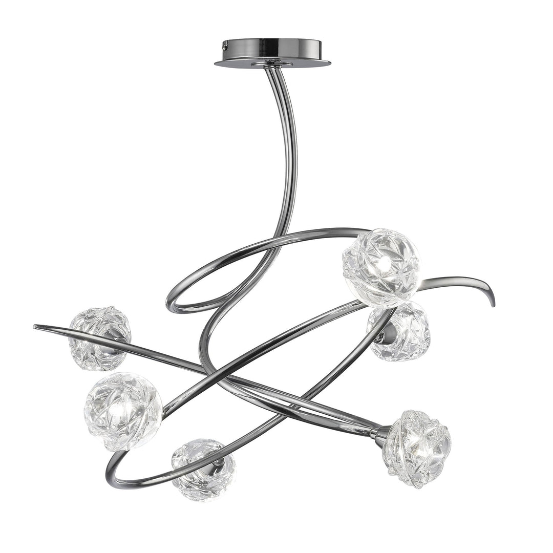 Mantra M3941 Maremagnum Ceiling 6 Light Polished Chrome