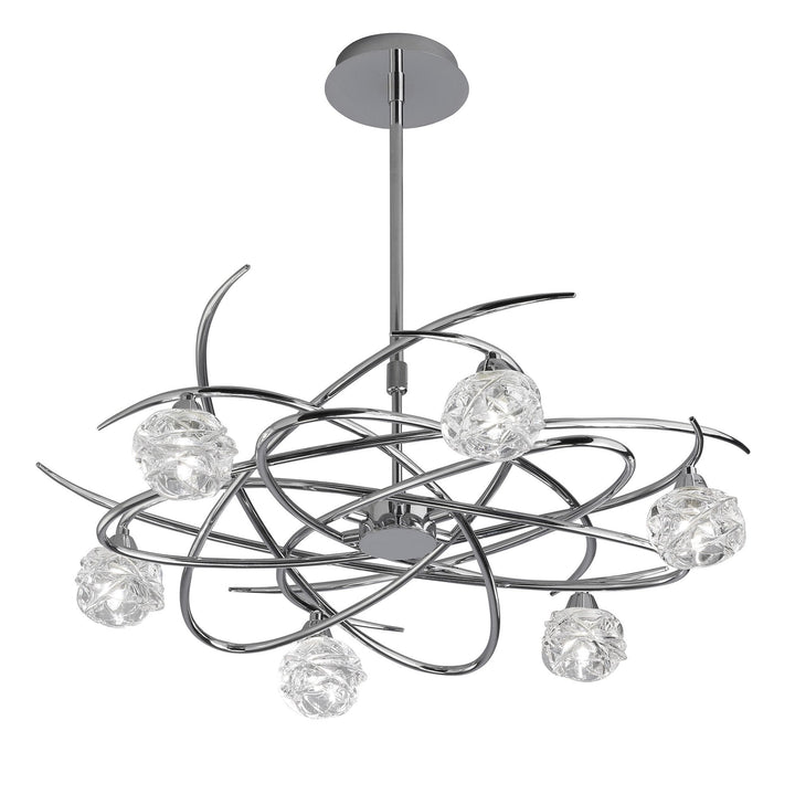 Mantra M3942 Maremagnum Telescopic Semi Flush Convertible 6 Light