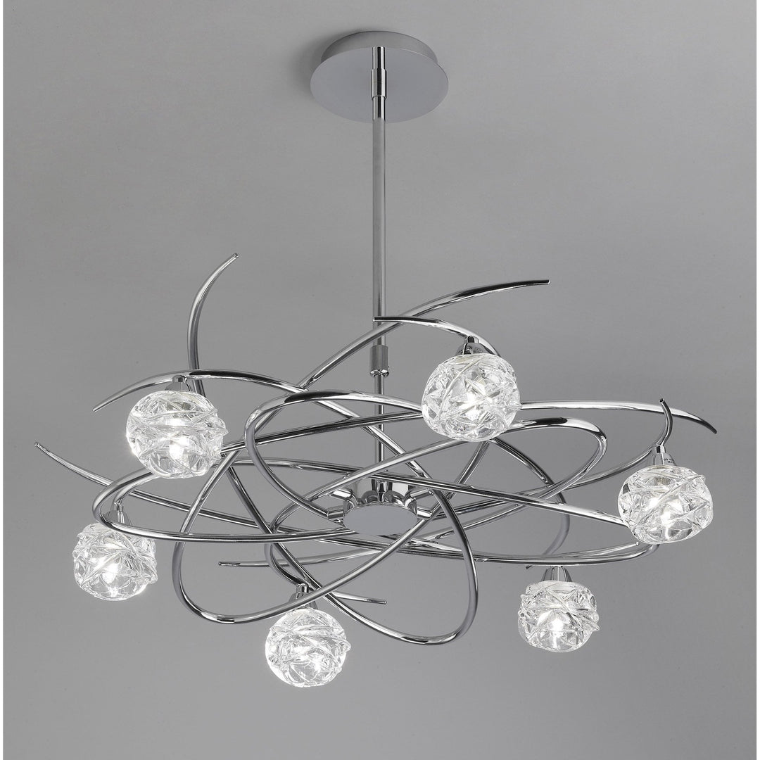 Mantra M3942 Maremagnum Telescopic Semi Flush Convertible 6 Light