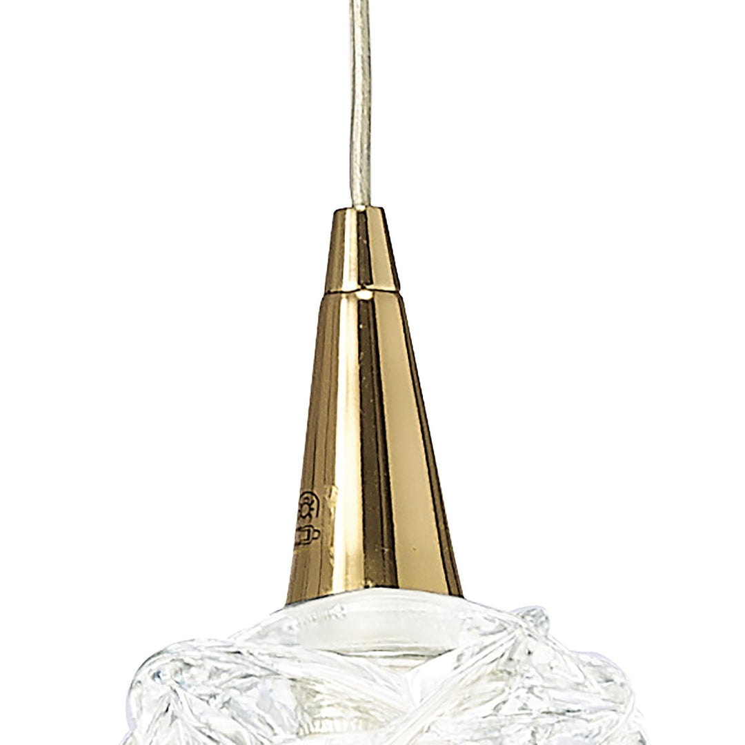 Mantra M3946FG Maremagnum Pendant 1 Light French Gold