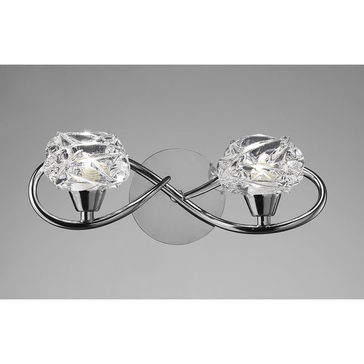 Mantra M3947/S Maremagnum Wall Lamp Switched 2 Light G9 Polished Chrome