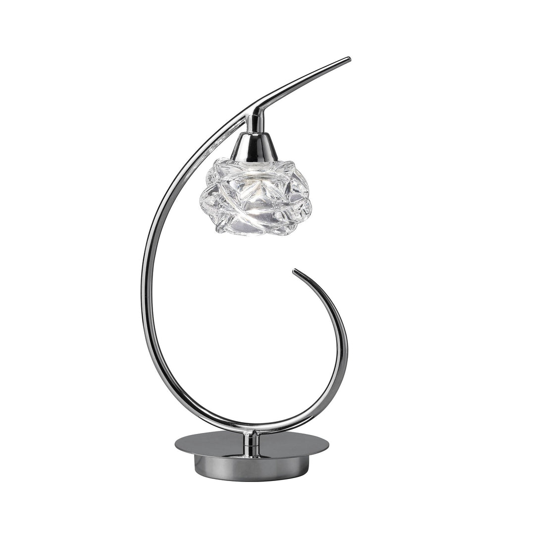 Mantra M3949 Maremagnum Table Lamp 1 Light Polished Chrome