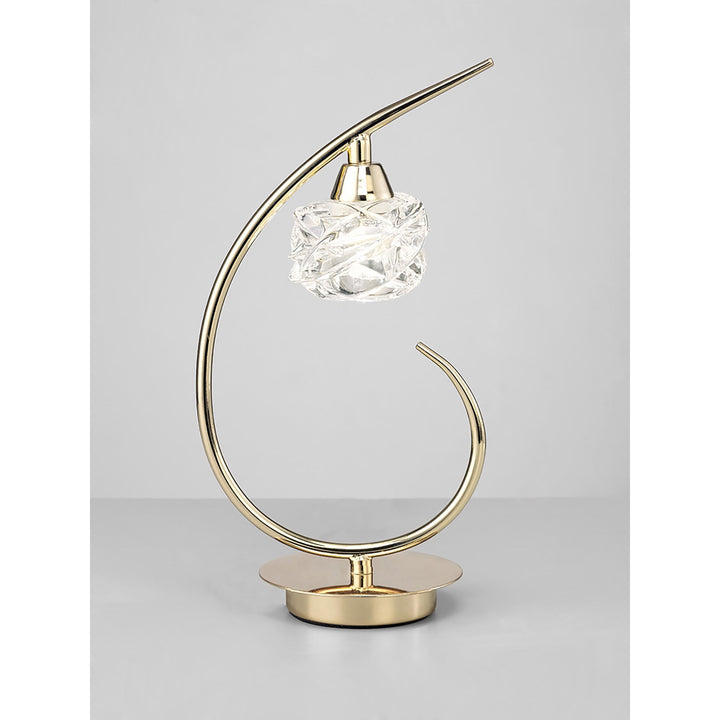 Mantra M3949FG Maremagnum Table Lamp 1 Light French Gold