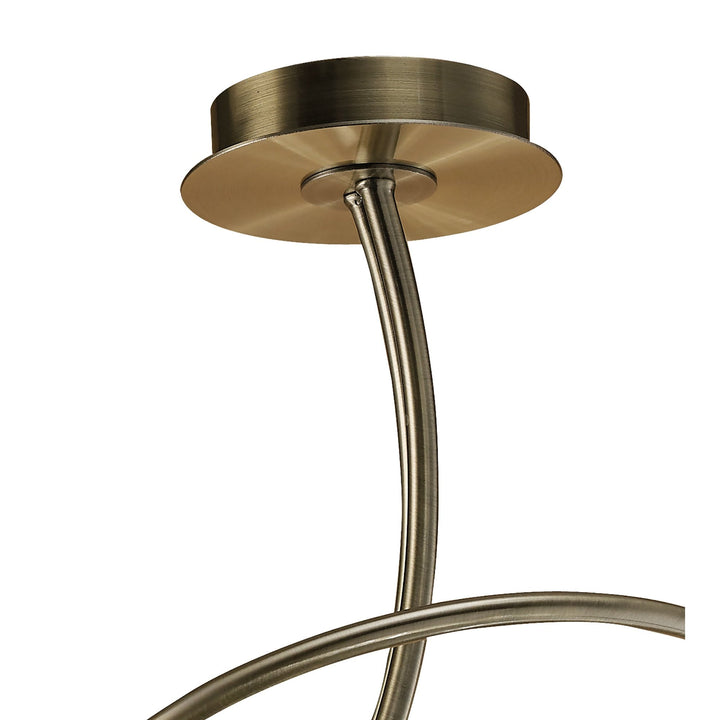 Mantra M4071 Maremagnum Ceiling 6 Light Antique Brass