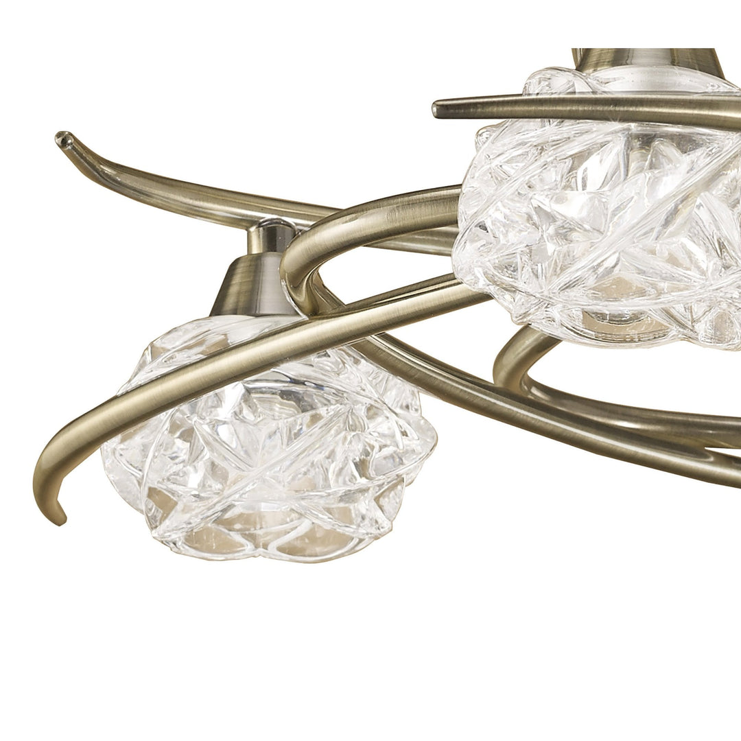 Mantra M4073 Maremagnum Ceiling 4 Light Antique Brass