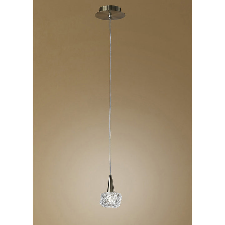 Mantra M4076 Maremagnum Pendant 1 Light Antique Brass