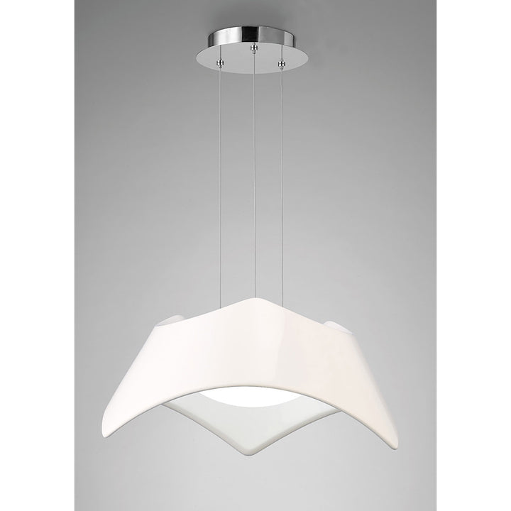 Mantra M4810 Maui Pendant LED Gloss White