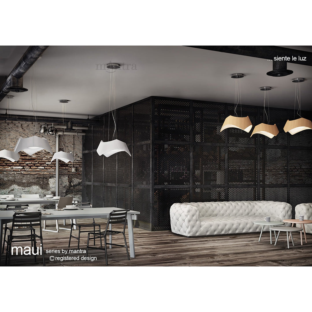 Mantra M4811 Maui Pendant LED Beech