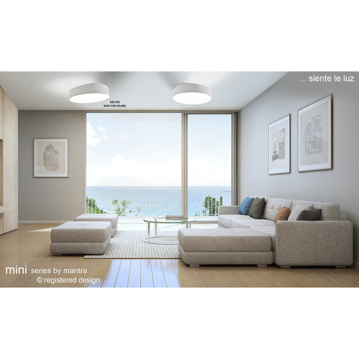 Mantra M5480 Mini Wall Light Round LED (not incl.) Matt White