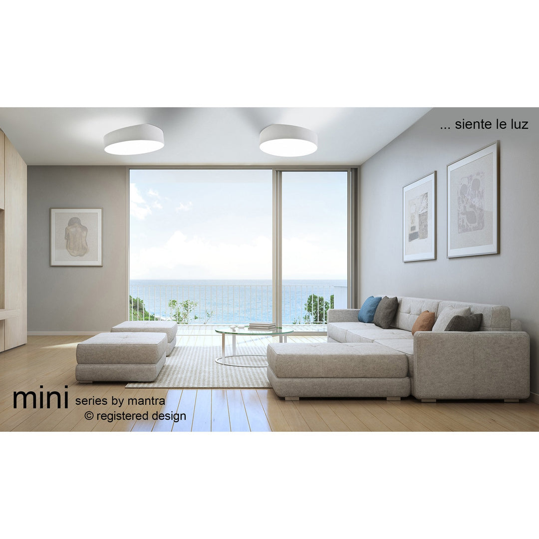 Mantra M6162 Mini Ceiling Light 45cm Square White