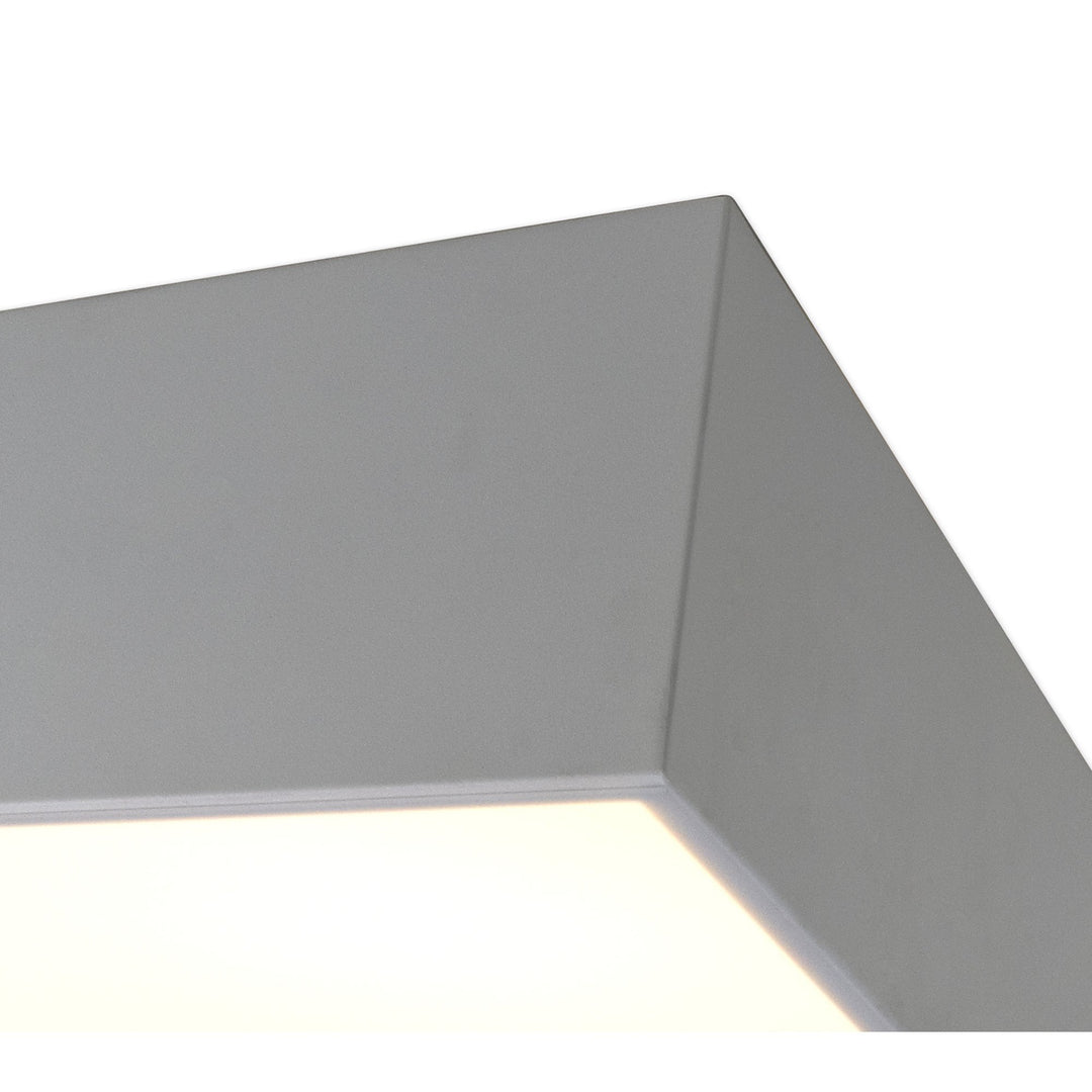 Mantra M6163 Mini Ceiling Light 45cm Square Silver