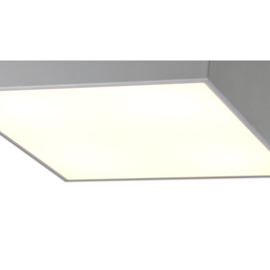 Mantra M6163 Mini Ceiling Light 45cm Square Silver