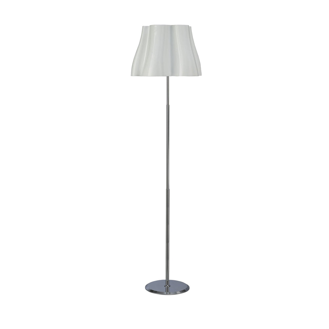 Mantra M3722 Miss Floor Lamp 3 Light Gloss White