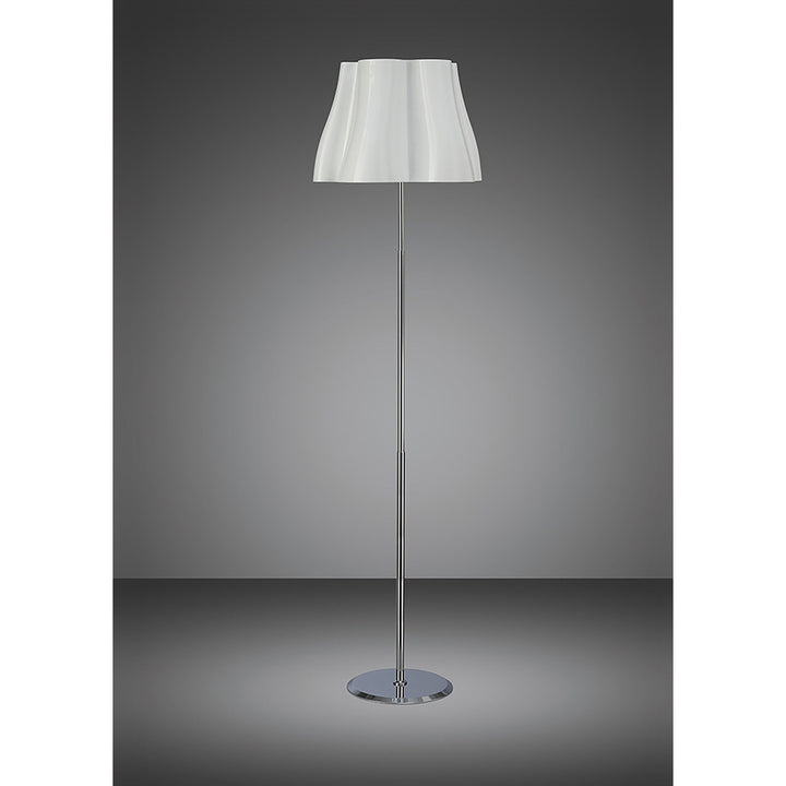 Mantra M3722 Miss Floor Lamp 3 Light Gloss White