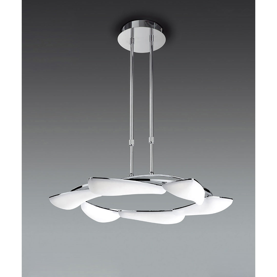 Mantra M3800 Mistral Telescopic LED Round Polished Chrome