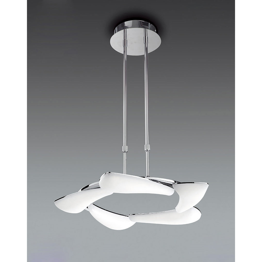 Mantra M3801 Mistral Telescopic LED Round Polished Chrome