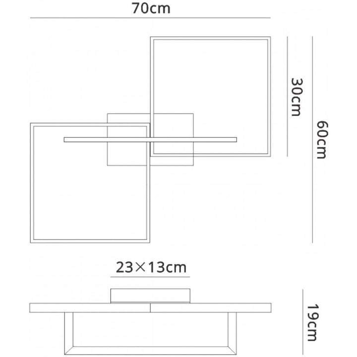 Mantra M6561 Mural Ceiling Dimmable LED Matt White