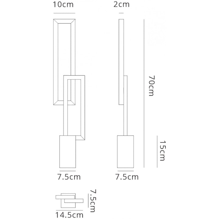 Mantra M6562 Mural Table Lamp LED Matt White