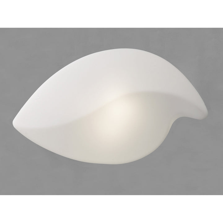 Mantra M3589 Natura Flush Ceiling/Wall Indoor Large 2 Light E27 Polished Chrome/Opal White