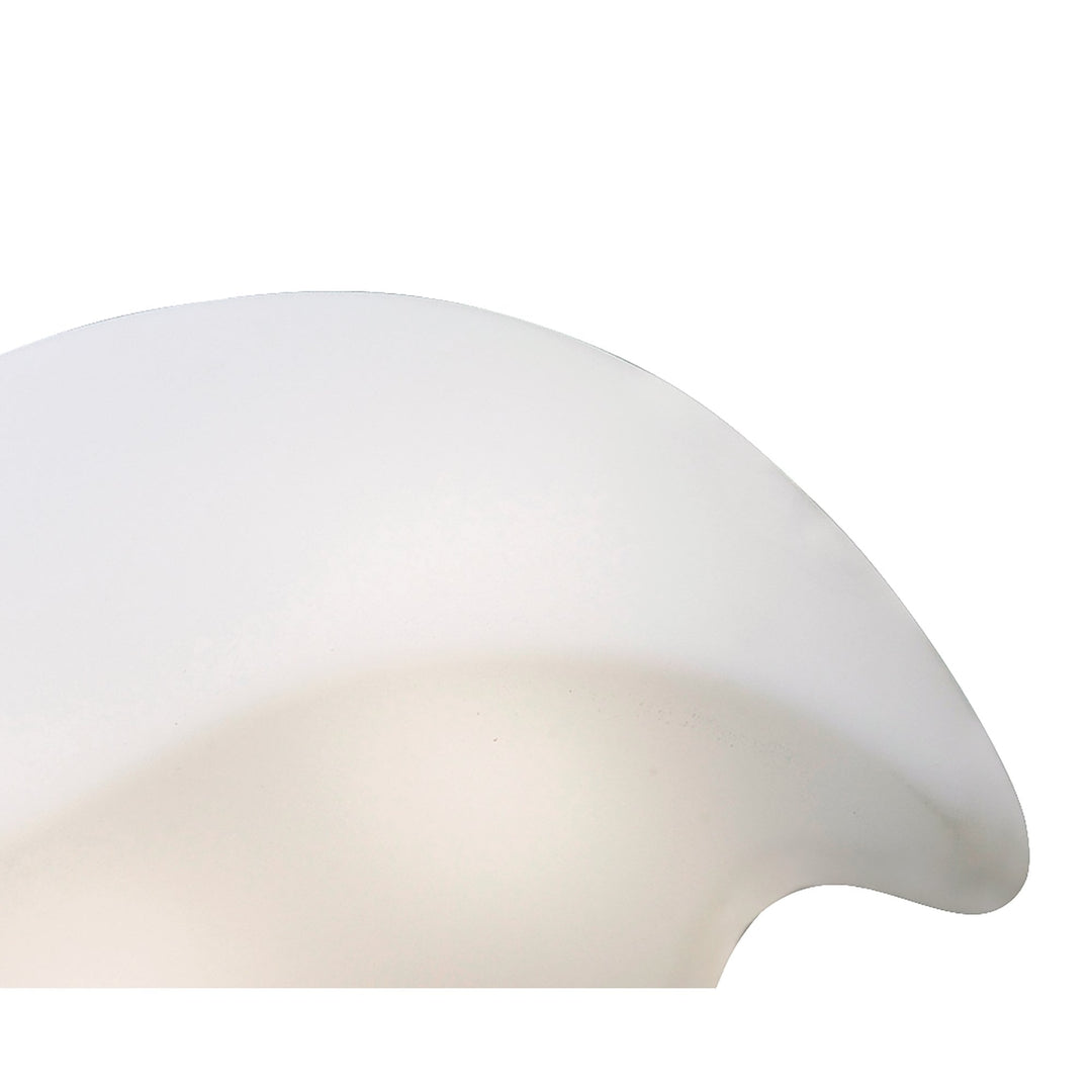 Mantra M3584 Natura Ceiling/Wall 2 Light E27 Small Indoor Polished Chrome/Opal White