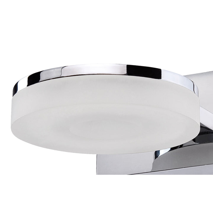 Mantra M8190/1 Nimbus Wall Lamp 1 Light 5W LED Polished Chrome/Frosted Acrylic