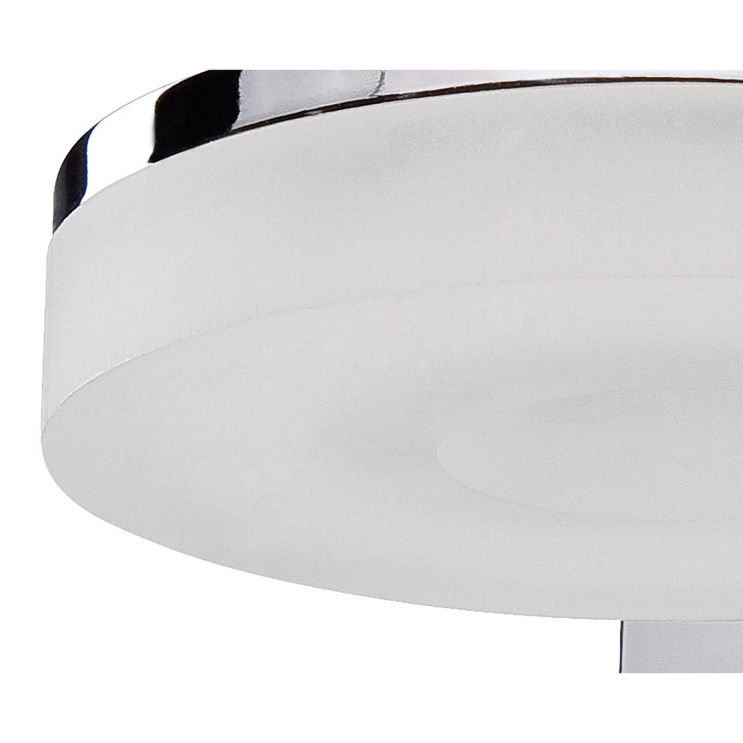 Mantra M8190/1 Nimbus Wall Lamp 1 Light 5W LED Polished Chrome/Frosted Acrylic