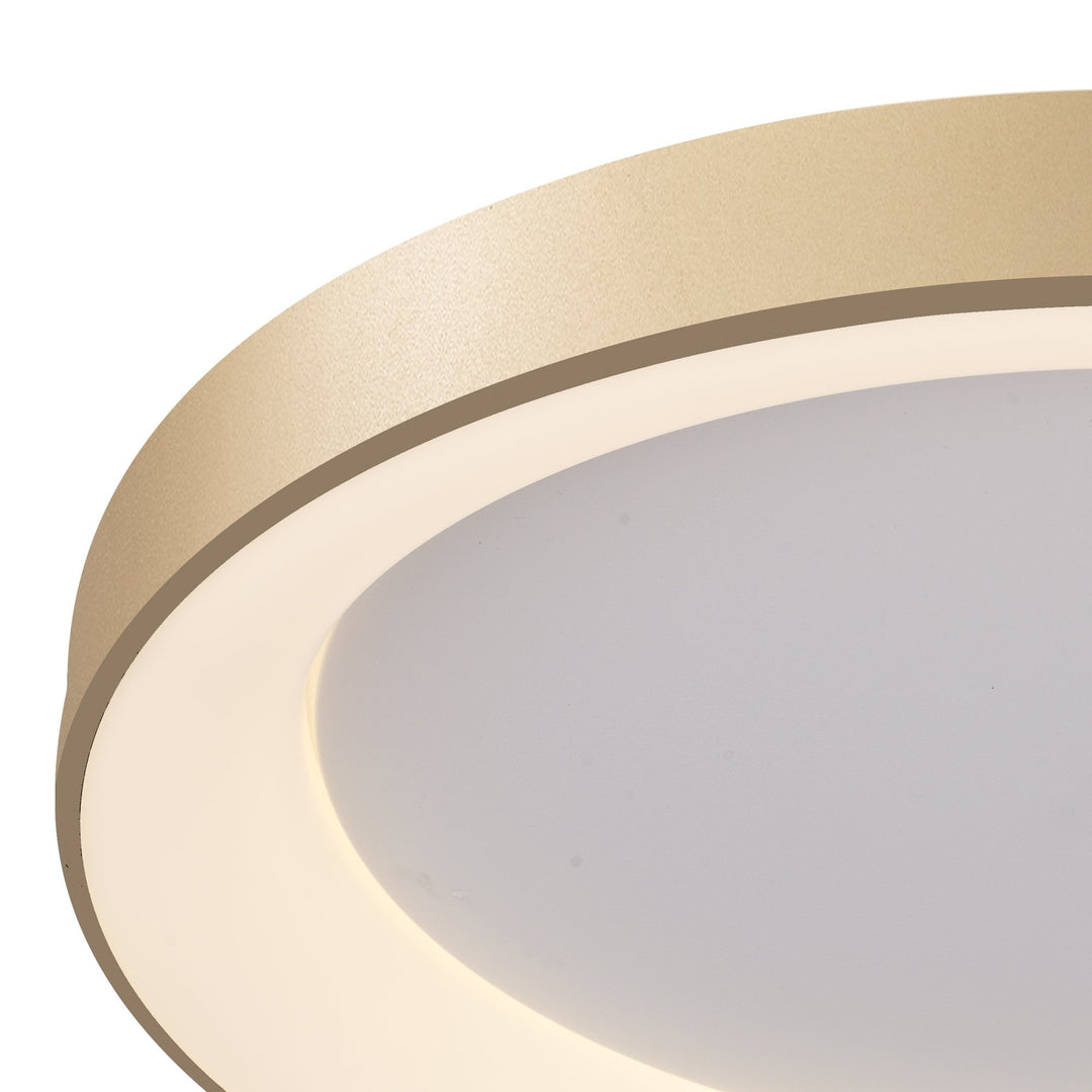 Mantra M8028 Niseko Ring Ceiling 65cm 48W LED Gold