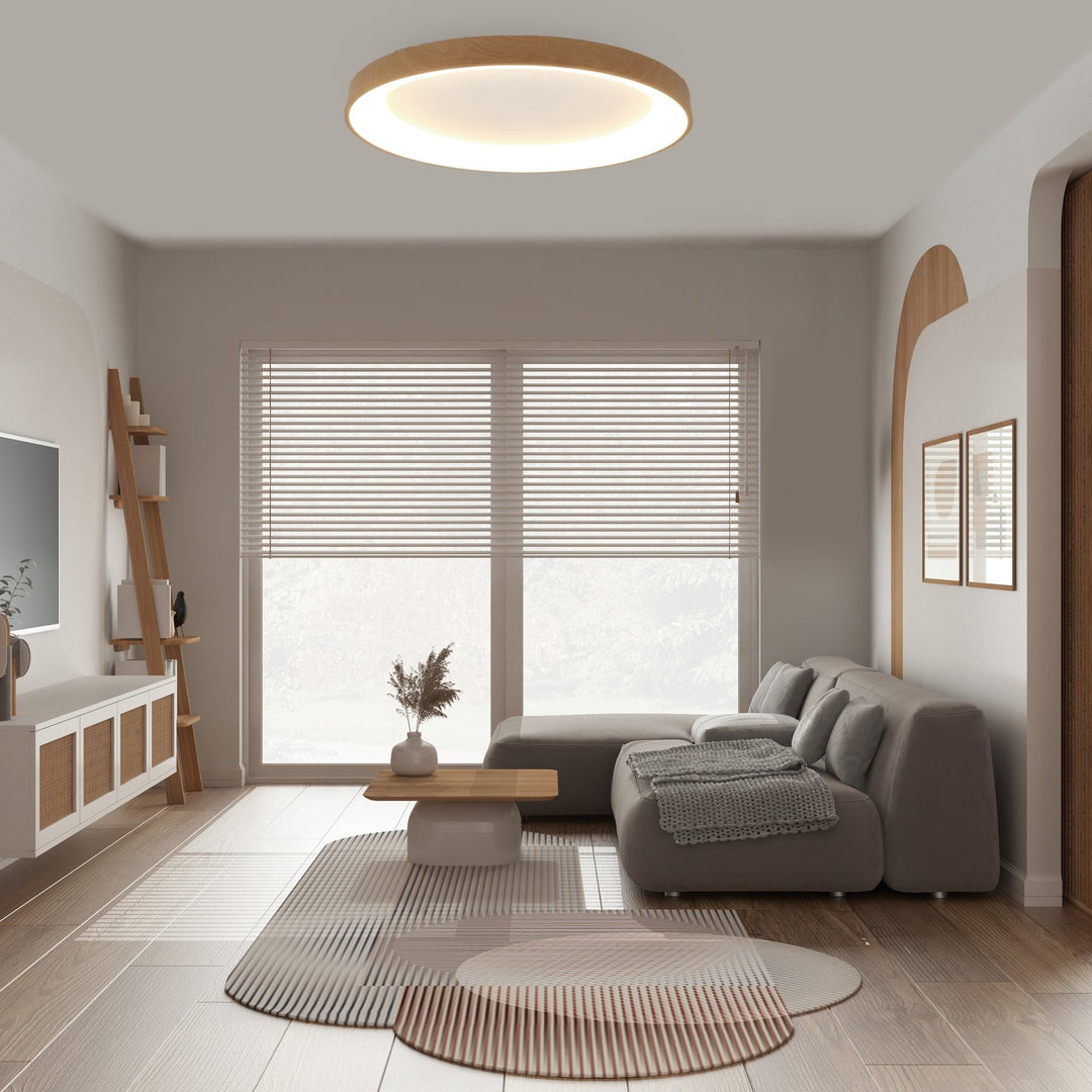 Mantra M8030 Niseko Ring Ceiling 90cm 78W LED Wood