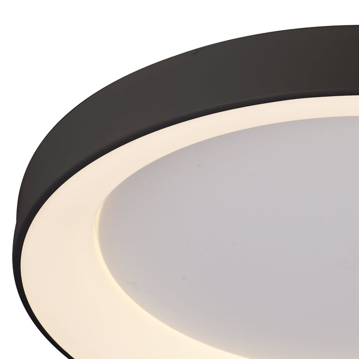 Mantra M8024 Niseko Ring Ceiling 65cm 48W LED Black