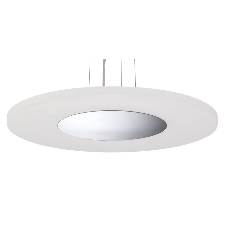 Mantra M8121/1 Notte Pendant 28W LED Round Polished Chrome/Frosted Acrylic