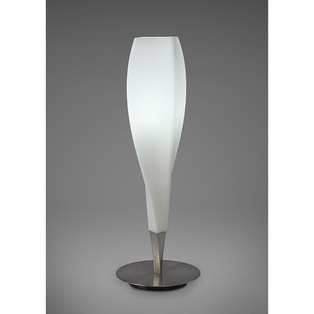 Mantra M3572 Neo Table Lamp 1 Light Satin Nickel