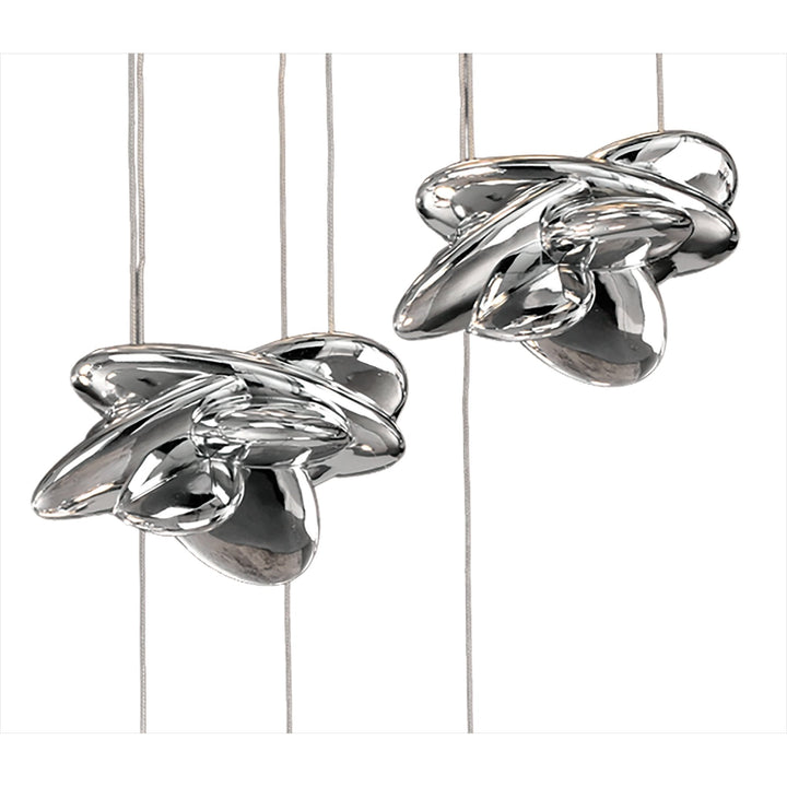 Mantra M5901 Nido Pendant 75cm Round LED Polished Chrome