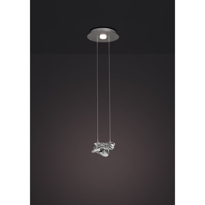 Mantra M5904 Nido Pendant 25cm Round LED Polished Chrome