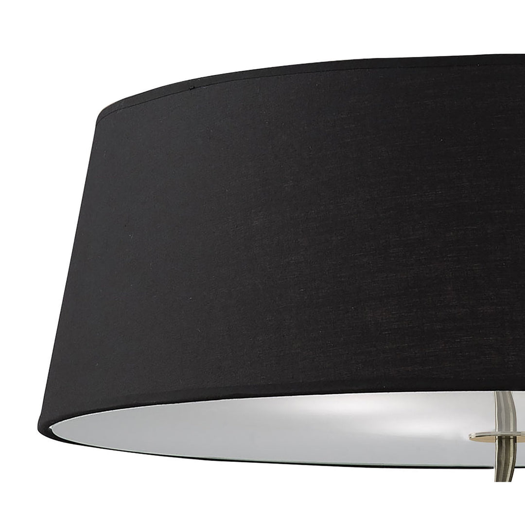 Mantra M1929/BS Ninette Ceiling 4 Light E27 Antique Brass Black Shade