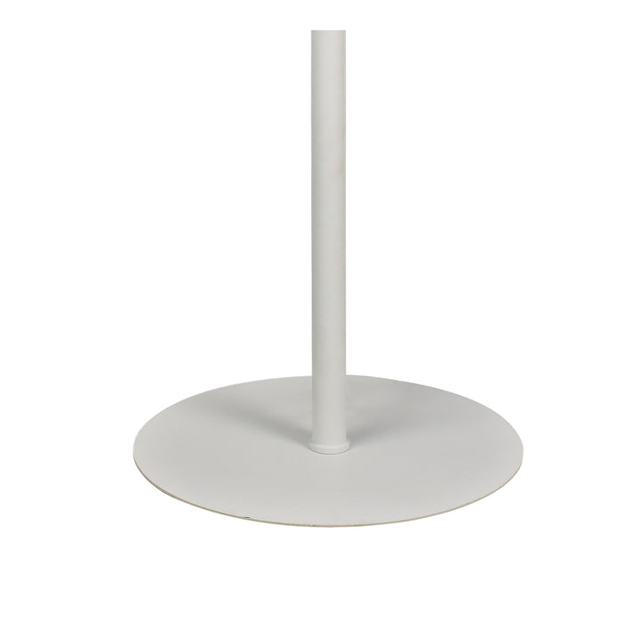 Mantra M5465 Nordica II Floor Lamp USB Socket White Beech White Shade