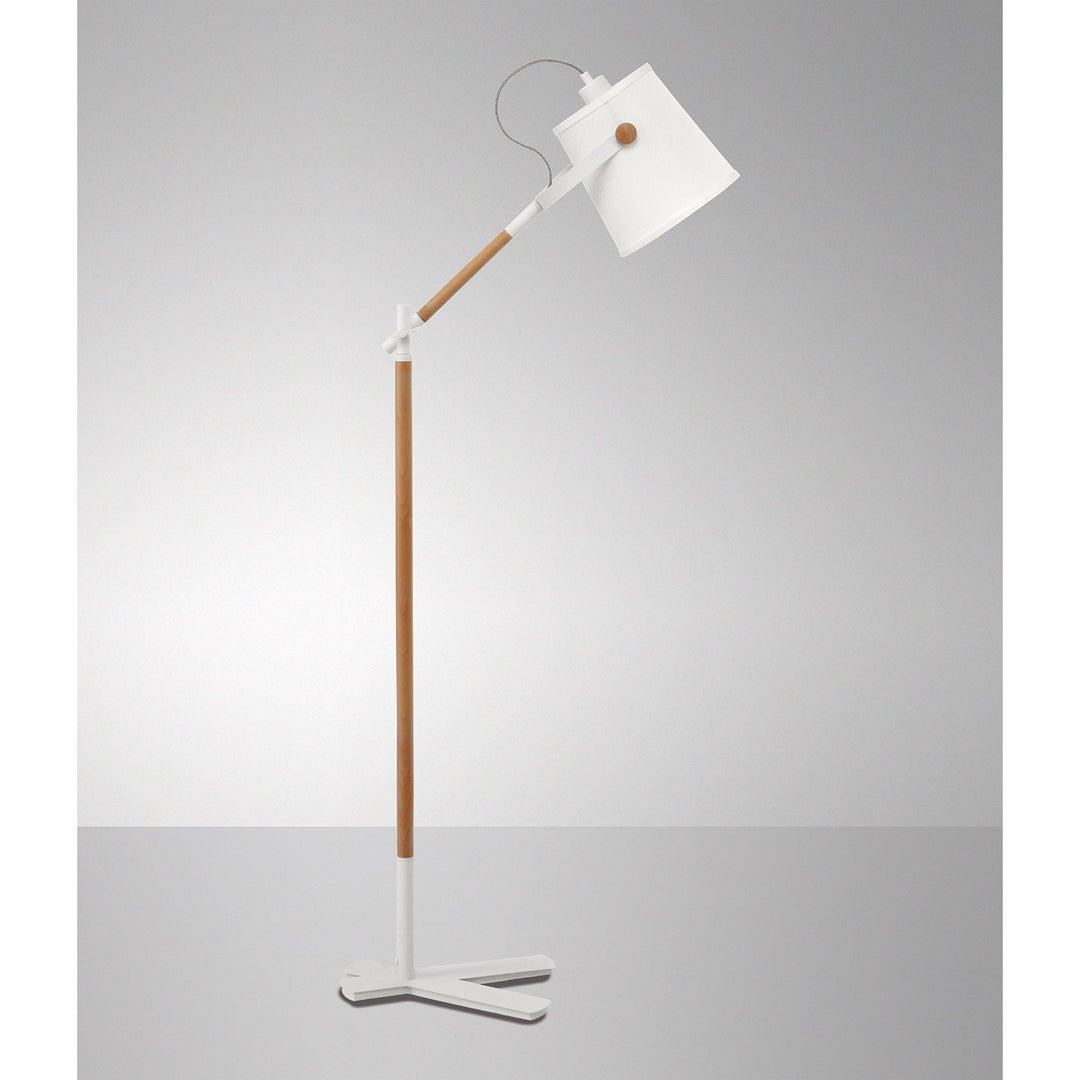 Mantra M4920 Nordica Floor Lamp With White Shade