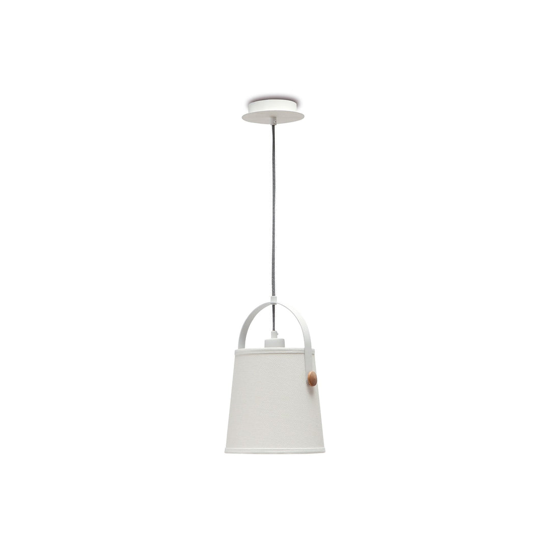 Mantra M4926 Nordica Pendant With White Shade