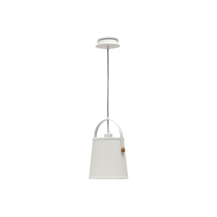 Mantra M4926 Nordica Pendant With White Shade