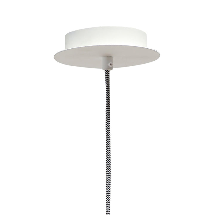 Mantra M4926 Nordica Pendant With White Shade