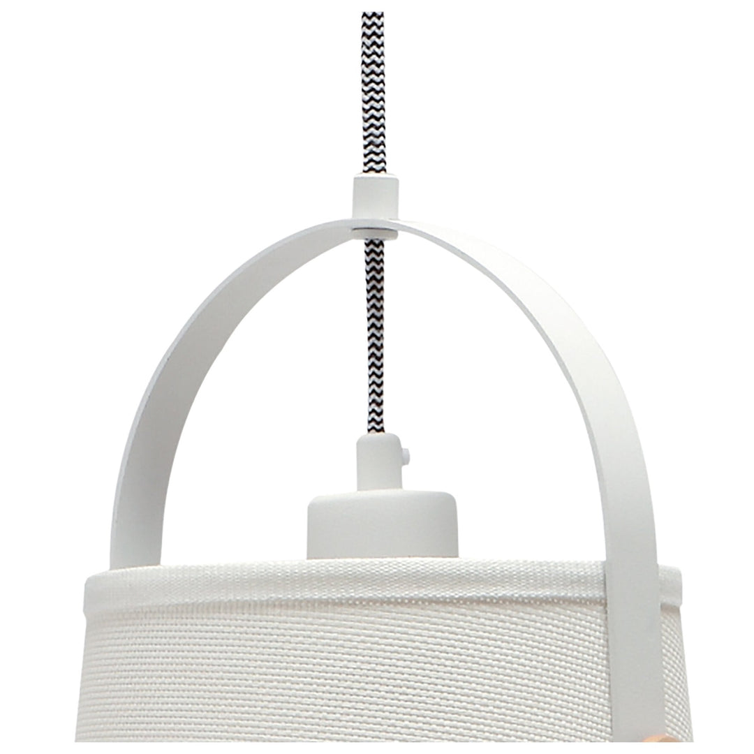 Mantra M4926 Nordica Pendant With White Shade