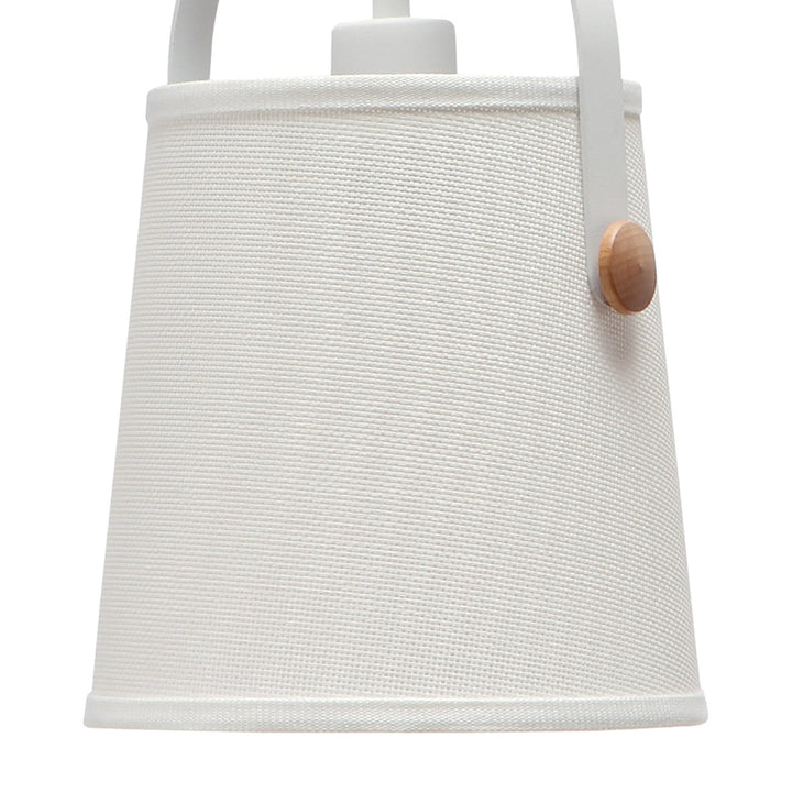 Mantra M4926 Nordica Pendant With White Shade