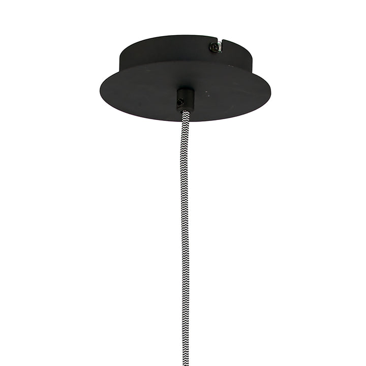 Mantra M4927 Nordica Pendant With Black Shade