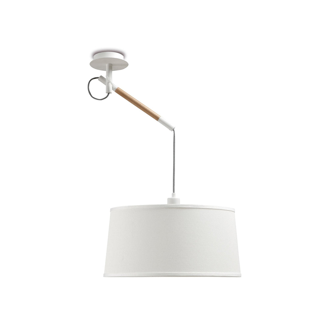 Mantra M4928 Nordica Multi Position Pendant With White Shade