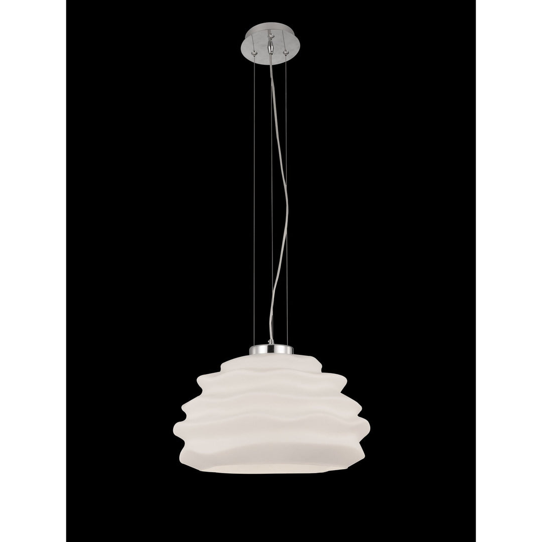 Mantra M6274 Nubole Pendant 40cm Round White