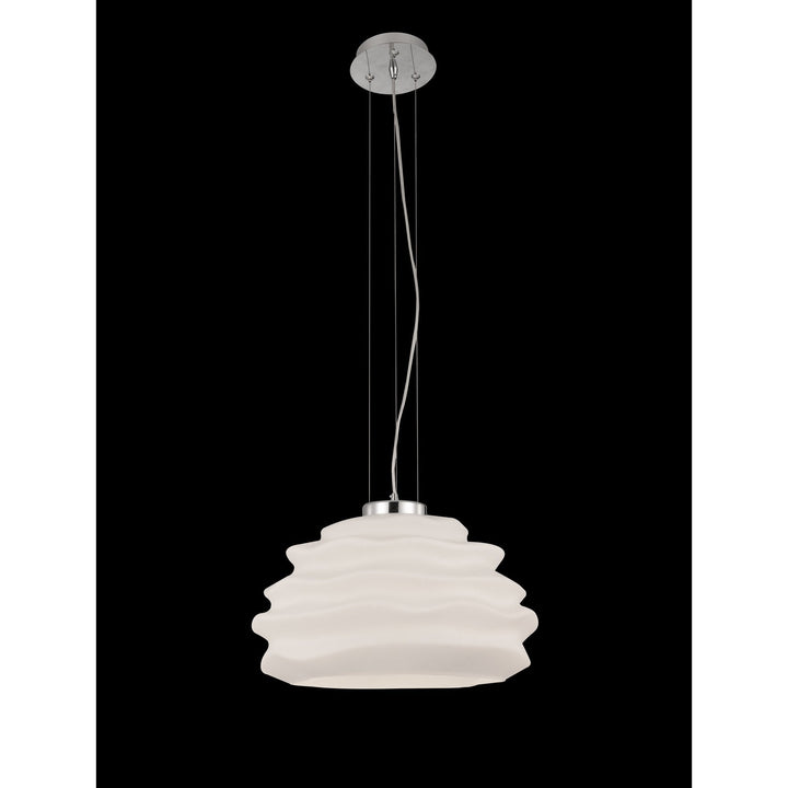 Mantra M6274 Nubole Pendant 40cm Round White