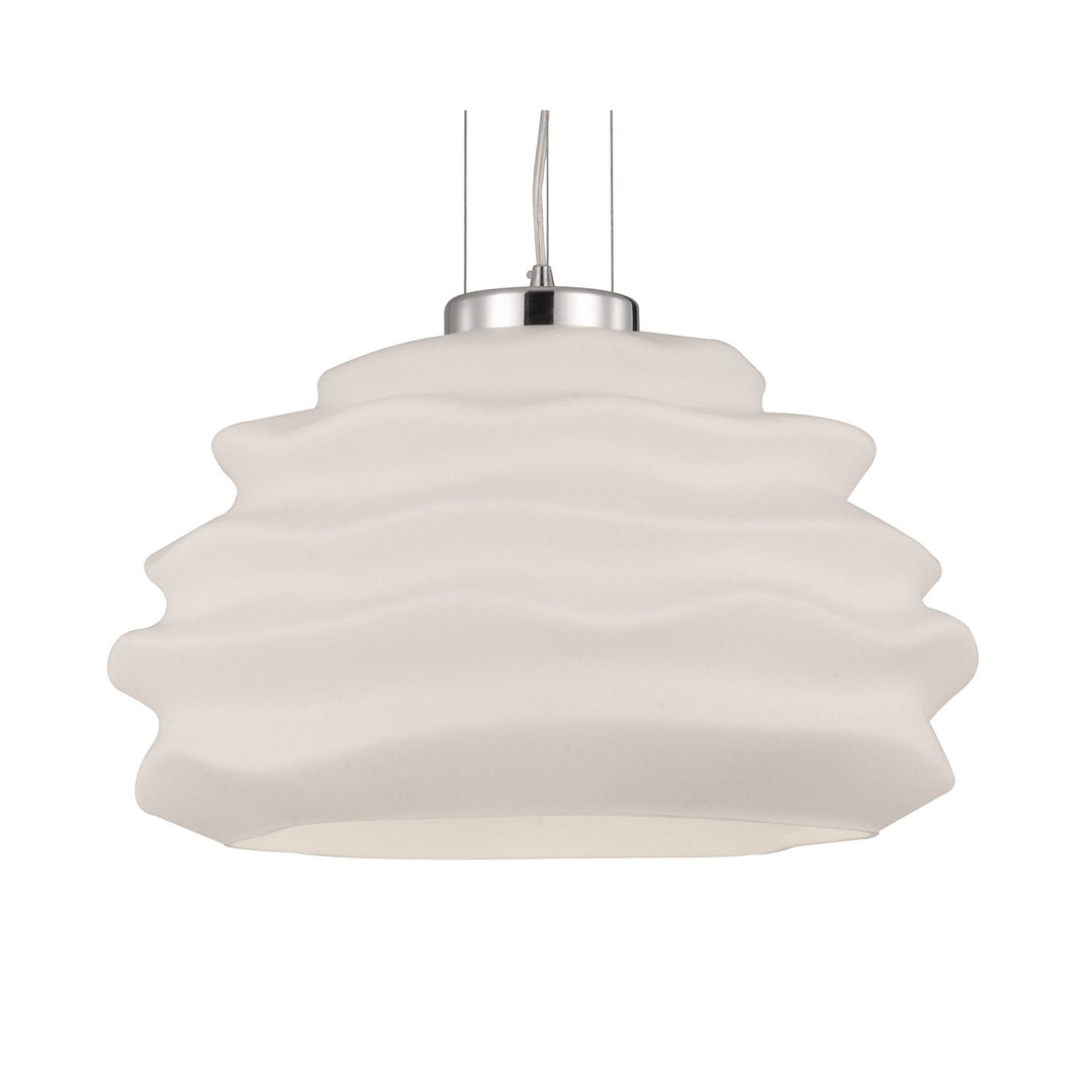 Mantra M6274 Nubole Pendant 40cm Round White